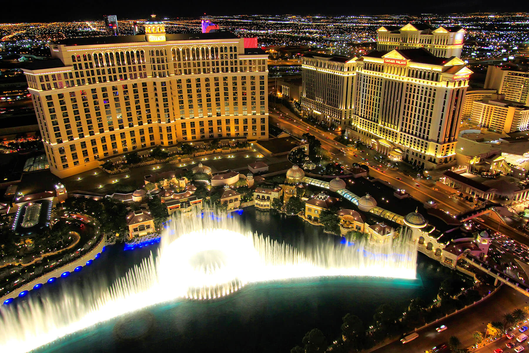 Letreiro de Las Vegas durante a CES 2025